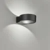 Applique murale d'extérieur Fischer-Honsel Torres LED Noir, 1 lumière