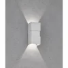 Applique murale d'extérieur Fischer-Honsel Oslo LED Argenté, 2 lumières