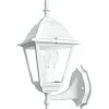 Applique murale d'extérieur Lutec Roma Blanc, 1 lumière