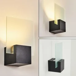 Applique murale d'extérieur Aasbo LED Noir, 1 lumière
