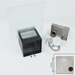 Applique murale d'extérieur Aasbo LED Noir, 1 lumière