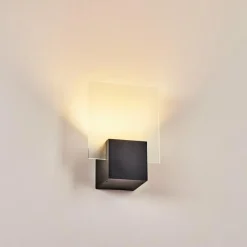Applique murale d'extérieur Aasbo LED Noir, 1 lumière