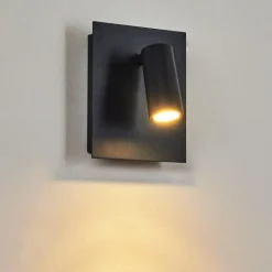 Applique murale d'extérieur Saeter LED Noir, 1 lumière