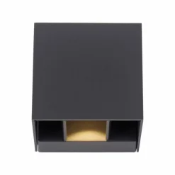 Applique murale d'extérieur Paul-Neuhaus BLOCK LED Anthracite, 2 lumières
