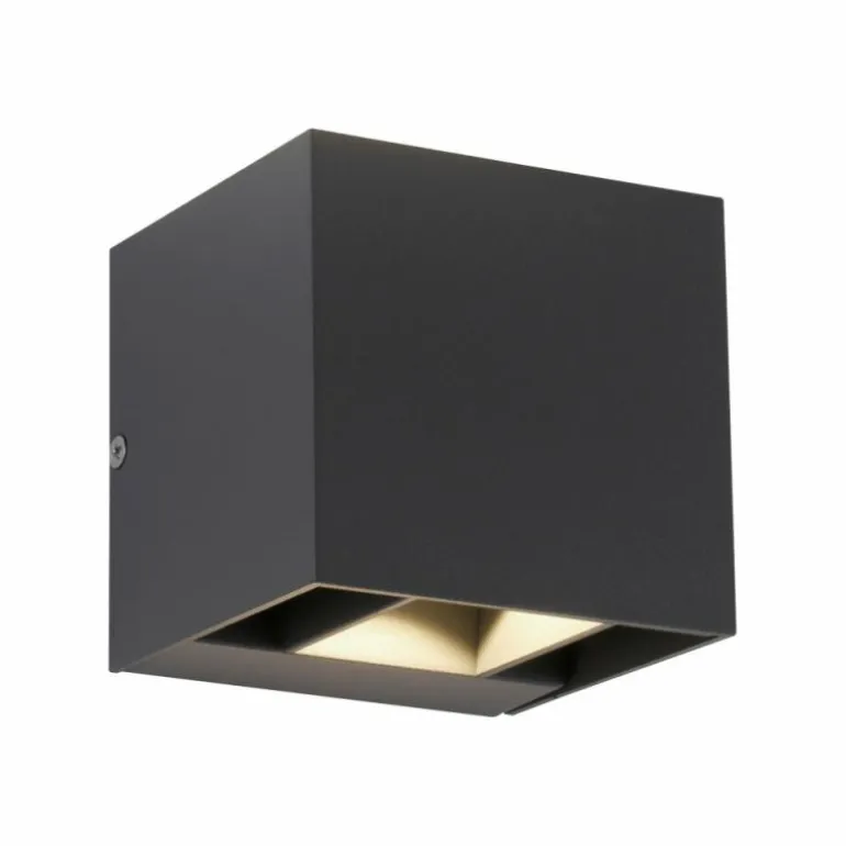 Applique murale d'extérieur Paul-Neuhaus BLOCK LED Anthracite, 2 lumières
