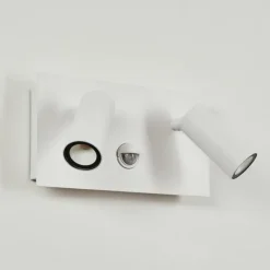 Applique murale d'extérieur Saeter LED Blanc, 2 lumières, Détecteur de mouvement