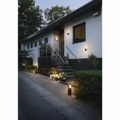 Applique murale d'extérieur Philips Hue White Fuzo LED Noir, 1 lumière