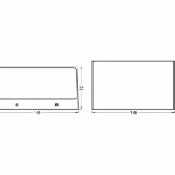 Applique murale d'extérieur LEDVANCE Smart+ Acier brossé, 1 lumière
