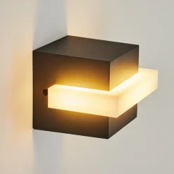 Applique murale d'extérieur Lisalara LED Anthracite, Blanc, 1 lumière