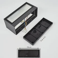 Applique murale d'extérieur Spidern LED Anthracite, 1 lumière, Changeur de couleurs