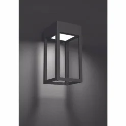 Applique murale d'extérieur LCD Kisselbach LED Noir, 1 lumière