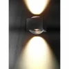 Applique murale d'extérieur LCD Fischeck LED Noir, 2 lumières