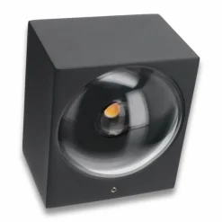 Applique murale d'extérieur LCD Fischeck LED Noir, 2 lumières