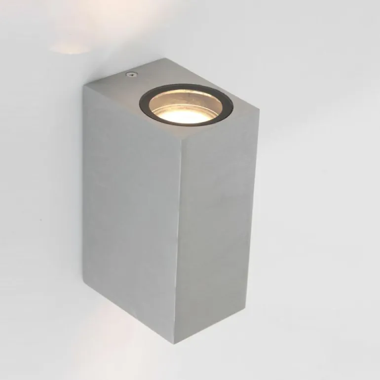 Applique murale d'extérieur Steinhauer Acier inoxydable, 2 lumières