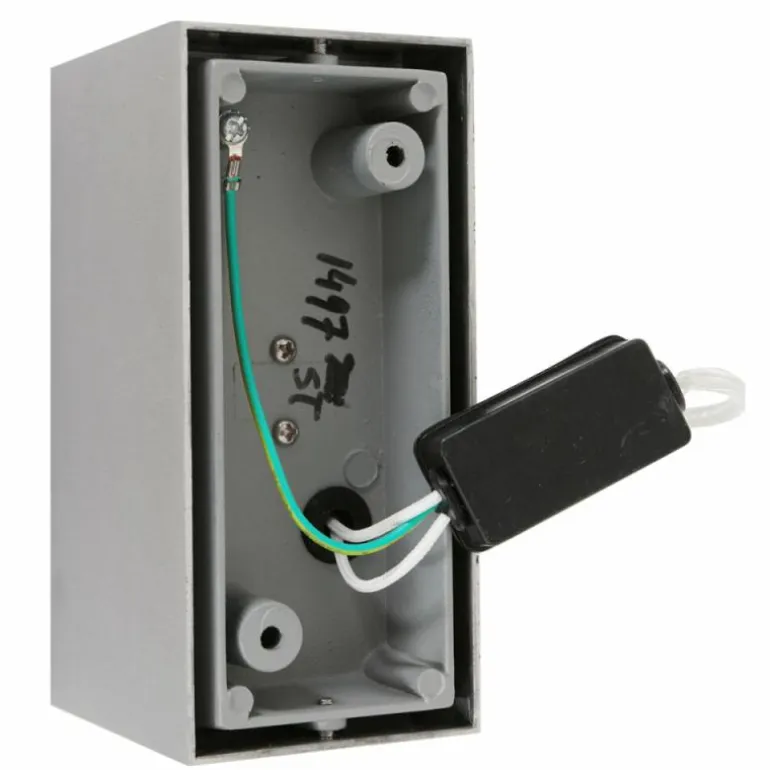 Applique murale d'extérieur Steinhauer Acier inoxydable, 2 lumières