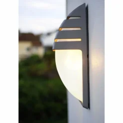 Applique murale d'extérieur Lutec CITY Anthracite, 1 lumière