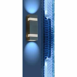 Applique murale d'extérieur Lutec STIRPES LED Acier inoxydable, 2 lumières