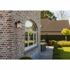 Applique murale d'extérieur Lutec KELSEY Noir, 1 lumière