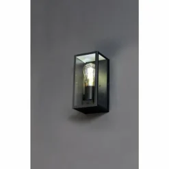 Applique murale d'extérieur Lutec KARO Noir, 1 lumière