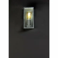 Applique murale d'extérieur Lutec KARO Zingué, 1 lumière
