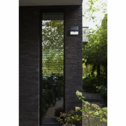 Applique murale d'extérieur Lutec TUDA LED Noir, 1 lumière, Détecteur de mouvement
