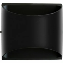 Applique murale d'extérieur Lutec DODD LED Noir, 2 lumières