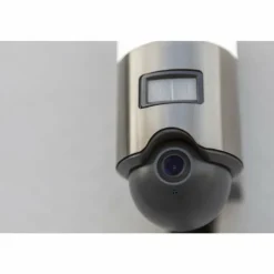 Applique murale d'extérieur Lutec ELARA LED Acier inoxydable, 1 lumière, Détecteur de mouvement