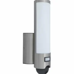 Applique murale d'extérieur Lutec ELARA LED Acier inoxydable, 1 lumière, Détecteur de mouvement