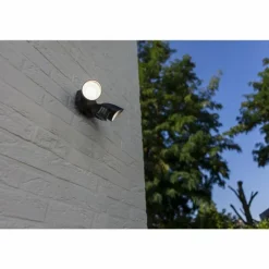 Applique murale d'extérieur Lutec SHRIMP LED Noir, 1 lumière