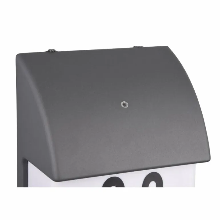 Applique murale d'extérieur Trio Mersey Anthracite, 2 lumières