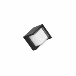 Applique murale d'extérieur Reality Puno LED Noir, 1 lumière