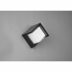 Applique murale d'extérieur Reality Puno LED Noir, 1 lumière
