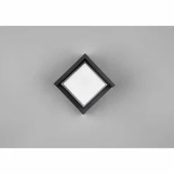 Applique murale d'extérieur Reality Puno LED Noir, 1 lumière