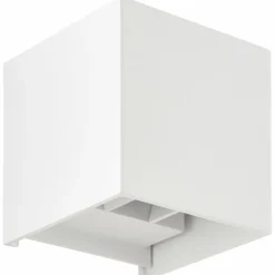 Applique murale d'extérieur Brilliant Isak LED Blanc, 1 lumière