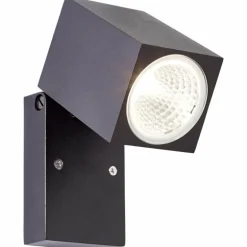 Applique murale d'extérieur Brilliant Burk LED Noir, 1 lumière