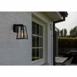 Applique murale d'extérieur Lutec FIA Noir, 1 lumière