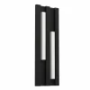 Applique murale d'extérieur Eglo FANDINA LED Noir, 2 lumières