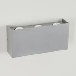Applique murale d'extérieur Morenos LED Argenté, Blanc, 6 lumières