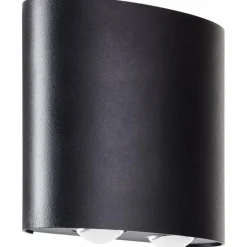 Applique murale d'extérieur Brilliant Tursdale LED Noir, 4 lumières