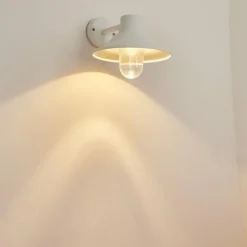 Applique murale d'extérieur Pumiri LED Blanc, 1 lumière