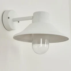 Applique murale d'extérieur Pumiri LED Blanc, 1 lumière