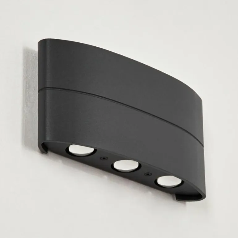 Applique murale d'extérieur Trapatrapa LED Anthracite, 6 lumières