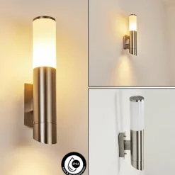 Applique murale d'extérieur Lartigue Acier inoxydable, 2 lumières