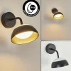Applique murale d'extérieur Ancemont LED Noir, 1 lumière