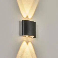 Applique murale d'extérieur Martigre LED Noir, 1 lumière