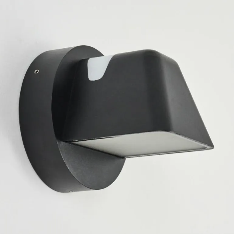 Applique murale d'extérieur Villermon LED Noir, 1 lumière