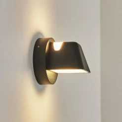 Applique murale d'extérieur Villermon LED Noir, 1 lumière