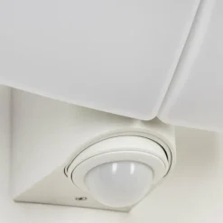 Applique murale d'extérieur Carnetin LED Blanc, 2 lumières, Détecteur de mouvement