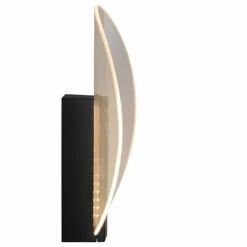 Applique murale d'extérieur Lucide LAREDO LED Noir, 1 lumière
