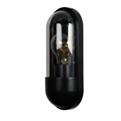 Applique murale d'extérieur Lucide CAPSULE Noir, 1 lumière